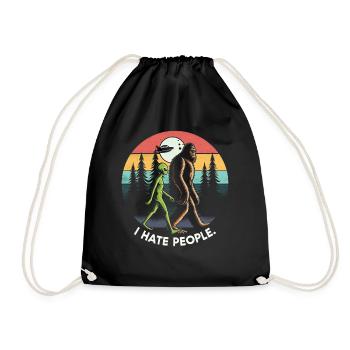 OVNI extraterrestre Galaxie extraterrestre Geschnek - Sac de sport léger - noir - Devant