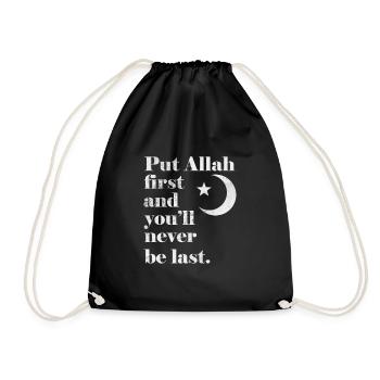 Muslim - Drawstring Bag - black - Front