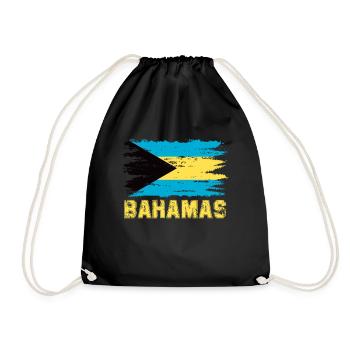 Bahamas Île des Caraïbes Cadeau d’été de l’Atlantique - Sac de sport léger - noir - Devant