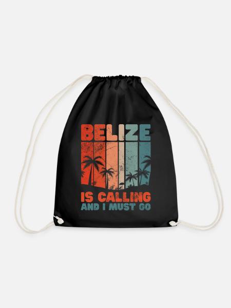 Belize - Turnbeutel - Schwarz
