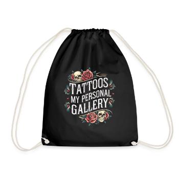 Tattoo Studio Tattoo Artist Tattoo Ideen - Turnbeutel - Schwarz - Vorne