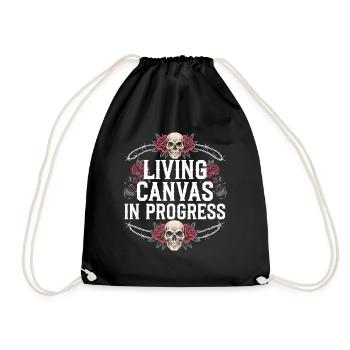 Tattoo Studio Tattoo Artist Tattoo Ideas - Drawstring Bag - black - Front