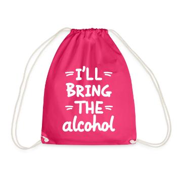 Je vais apporter la fête de l’alcool en disant citation - Sac de sport léger - fuchsia - Devant