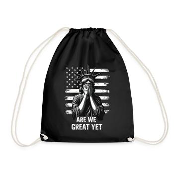 Sommes-nous encore grands Statue de la Liberté  Amérique États-Unis - Sac de sport léger - noir - Devant