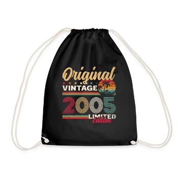 20ème anniversaire Cadeau Homme Légende 2005 - Sac de sport léger - noir - Devant