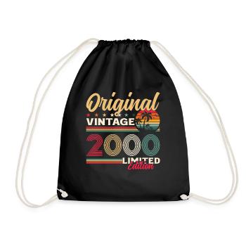 25ème anniversaire cadeau mari Original 2000 - Sac de sport léger - noir - Devant