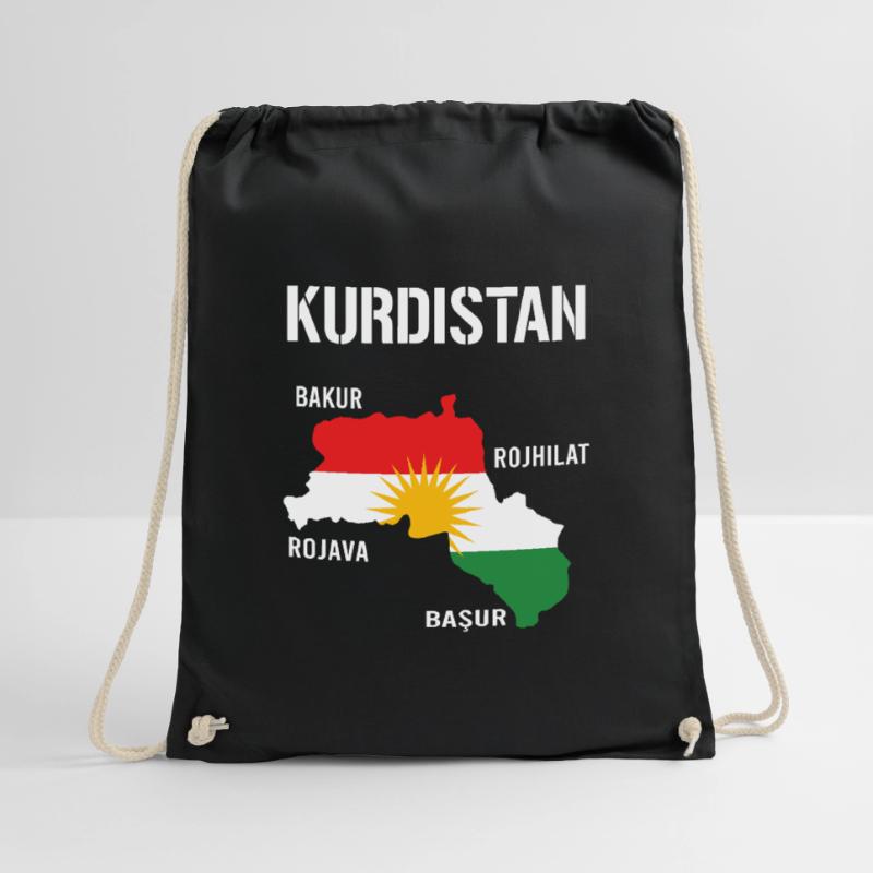 Kurdistan Flagge Bakur Bashur Rojava Rojhlt Newroz Turnbeutel