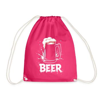 Chope à bière - Sac de sport léger - fuchsia - Devant