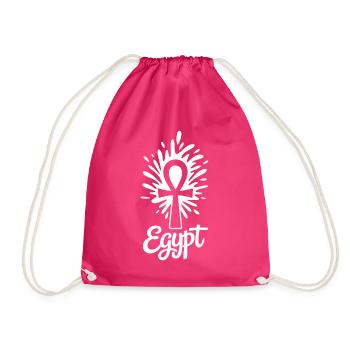 Égypte Ankh Symbole Splash - Sac de sport léger - fuchsia - Devant