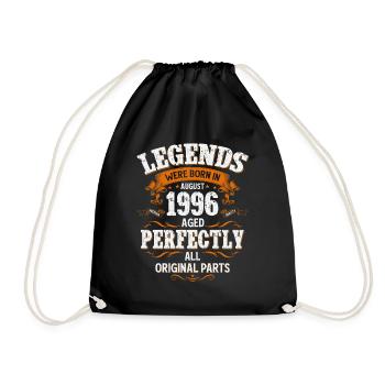 29ème Anniversaire Original Vintage Août 1996 - Sac de sport léger - noir - Devant