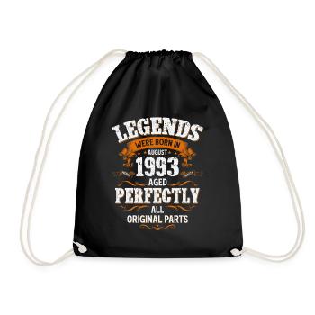 32ème Anniversaire Original Millésime Août 1993 - Sac de sport léger - noir - Devant