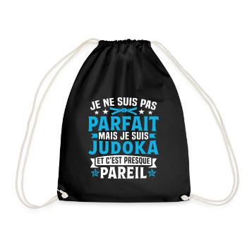 judoka et c'est presque pareil - Sac de sport léger - noir - Devant