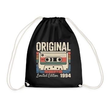 32nd Anniversary - Vintage Gift 1994 - Drawstring Bag - black - Front