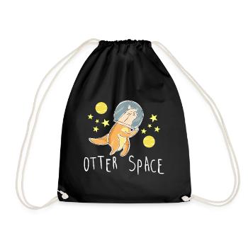loutre - Sac de sport léger - noir - Devant
