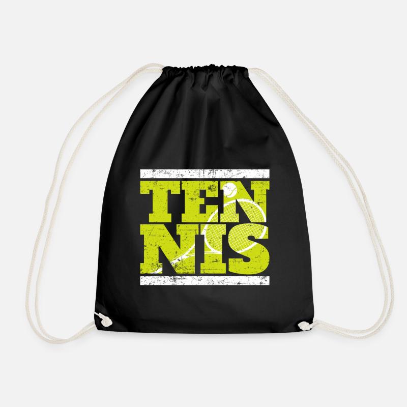 Tennis - Turnbeutel - Schwarz