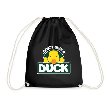 Duck Ducky Ducks - Drawstring Bag - black - Front