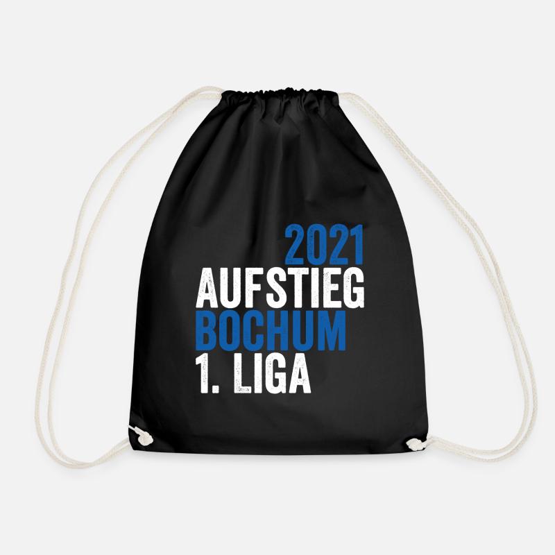 Bochum Aufstieg - Turnbeutel - Schwarz