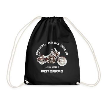 Motorrad Ü50 Rocket 3Touring - Turnbeutel - Schwarz - Vorne