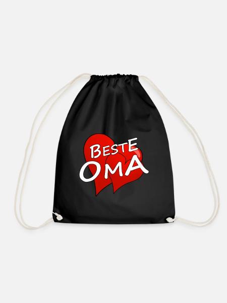 Beste Oma - Turnbeutel - Schwarz