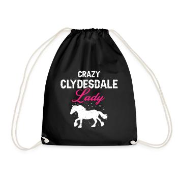 Conception Clydesdale pour clydesdale Riders - Sac de sport léger - noir - Devant