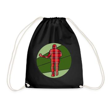 Hockey sur gazon Joueur de hockey Terrain de hockey - Sac de sport léger - noir - Devant