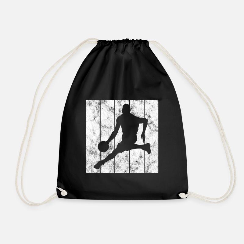Basket basket basketteur basketteur - Sac de sport léger - noir
