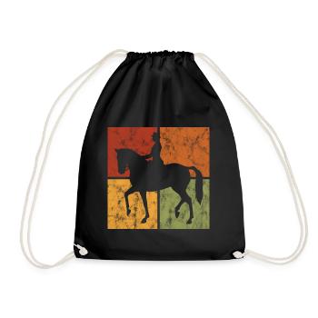 Dressage Équitation Cavaliers de dressage Équitation Équitation - Sac de sport léger - noir - Devant