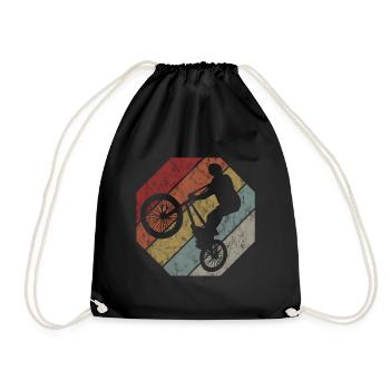BMX Vélo Vélo Rétro Cadeau Vélo Motocross - Sac de sport léger - noir - Devant