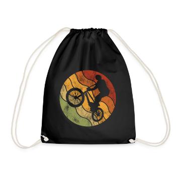 BMX Vélo Vélo Rétro Cadeau Vélo Motocross - Sac de sport léger - noir - Devant