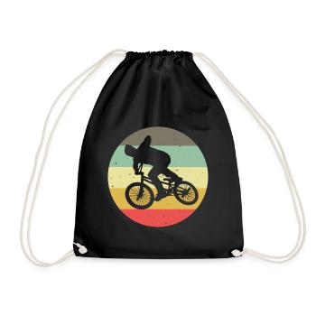 BMX Vélo Vélo Rétro Cadeau Vélo Motocross - Sac de sport léger - noir - Devant