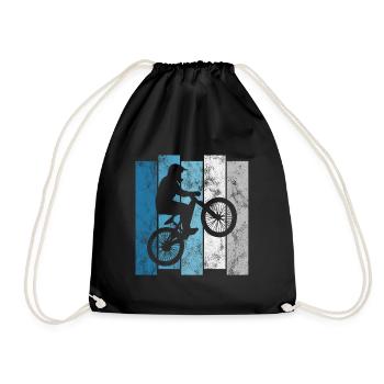 BMX Vélo Vélo Rétro Cadeau Vélo Motocross - Sac de sport léger - noir - Devant