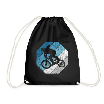 BMX Vélo Vélo Rétro Cadeau Vélo Motocross - Sac de sport léger - noir - Devant