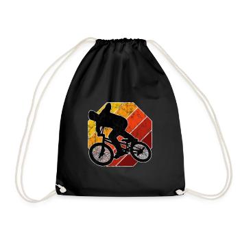 BMX Vélo Vélo Rétro Cadeau Vélo Motocross - Sac de sport léger - noir - Devant