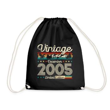 20th Birthday Legend December 2005 Volume 05 - Drawstring Bag - black - Front
