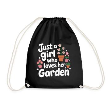 Jardinier Plantes de jardin Jardinage - Sac de sport léger - noir - Devant