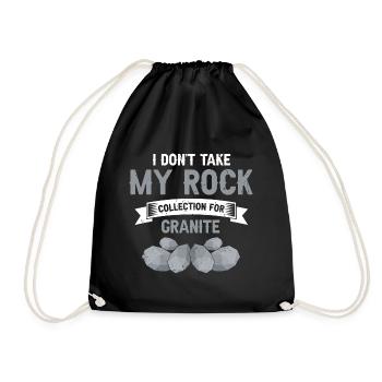 Collecteurs minéraux et ventilateur de minéraux de minerais - Sac de sport léger - noir - Devant