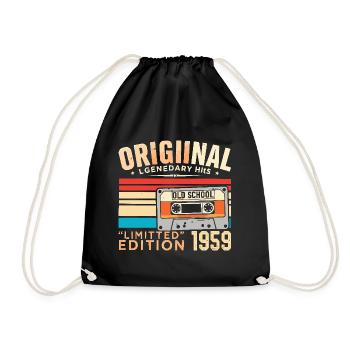 Original 1959, Legendary since 1959 Vintage 1959 - Drawstring Bag - black - Front