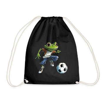 Football des grenouilles - Sac de sport léger - noir - Devant