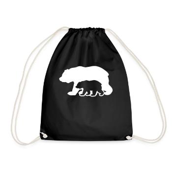 Autism Gift Asperger's Awareness ADHD Trisomy - Drawstring Bag - black - Front