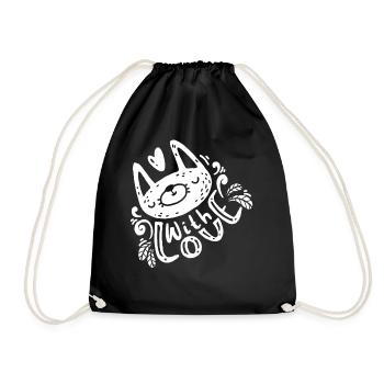 Dogs cadeau pug teckels dictons entraîneur mastiff - Sac de sport léger - noir - Devant