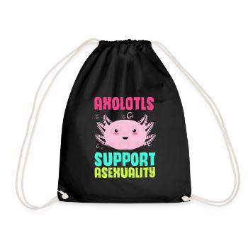 Axolotl - Sac de sport léger - noir - Devant
