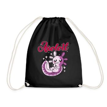 Axolotl - Sac de sport léger - noir - Devant