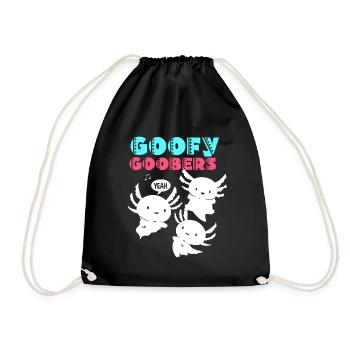 Axolotl Reptile Salamandre Aquarium Kawaii Lurch - Sac de sport léger - noir - Devant