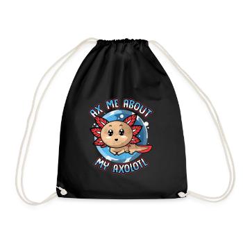 Axolotl - Sac de sport léger - noir - Devant
