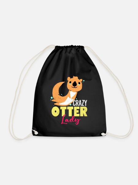 Otter - Turnbeutel - Schwarz