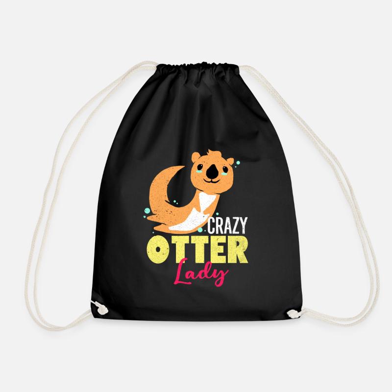 Otter - Turnbeutel - Schwarz