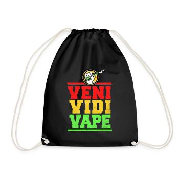 Vape - Turnbeutel - Schwarz - Vorne