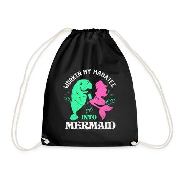 Vaches de mer - Sac de sport léger - noir - Devant
