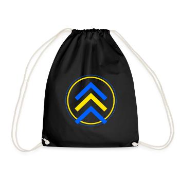 Down Syndrome Chromosome Trisomy 21 Awareness 321 - Drawstring Bag - black - Front