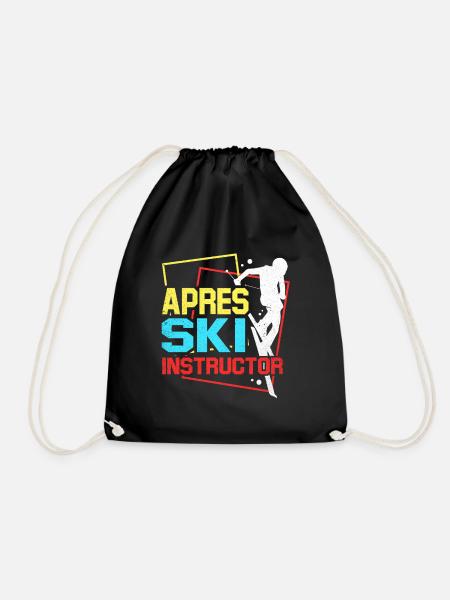 Ski Ski Ski Ski Ski - Sac de sport léger - noir